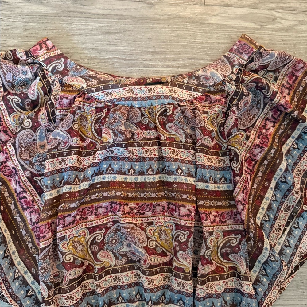 FANG Multicolor Paisley Blouse - Picture 3 of 4